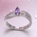 Modeschmuck 2018 Opal und Amethyst Ring